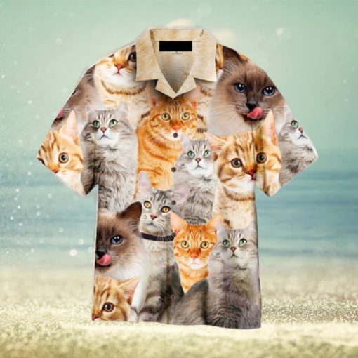 Picture Of Cats Hawaiian Shirt Aloha For Men And Women