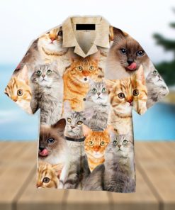 Picture Of Cats Hawaiian Shirt Aloha For Men And Women