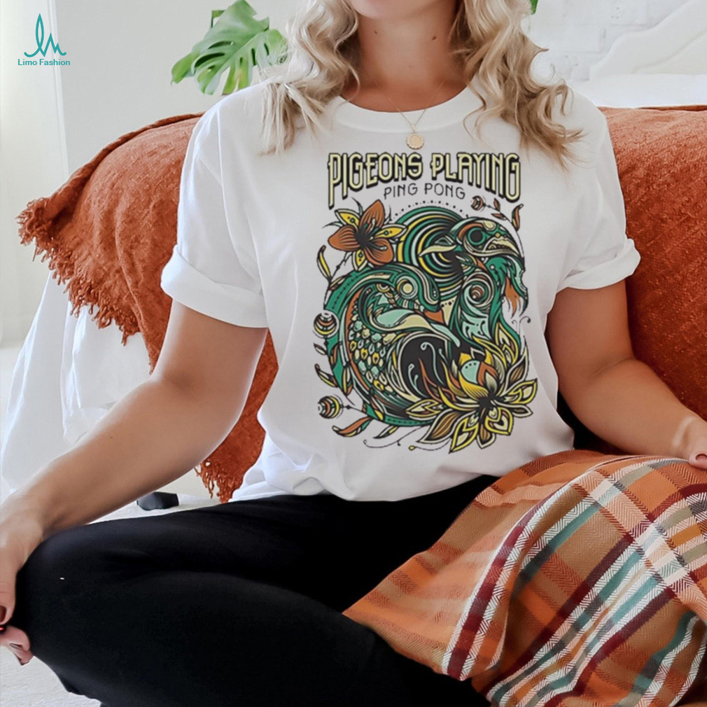 Pigeons Playing Ping Pong Lotus Pigeons Tour Shirt Pigeons Playing Ping Pong Lotus Pigeons Tour Shirt