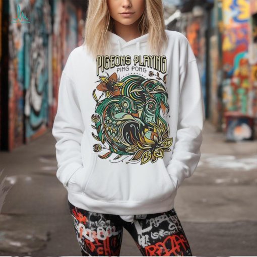 Pigeons Playing Ping Pong Lotus Pigeons Tour Shirt