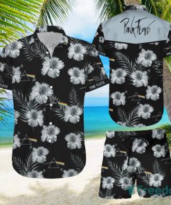 Pink Floyd Floral Hawaiian Shirts And Short Summer Beach Set