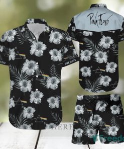 Pink Floyd Floral Hawaiian Shirts And Short Summer Beach Set