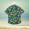 Purdue Boilermakers Black Floral Hawaiian Shirt