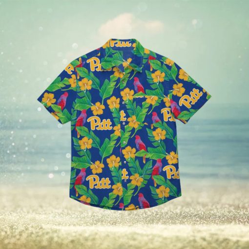 Pittsburgh Panthers Floral Hawaiian Shirt