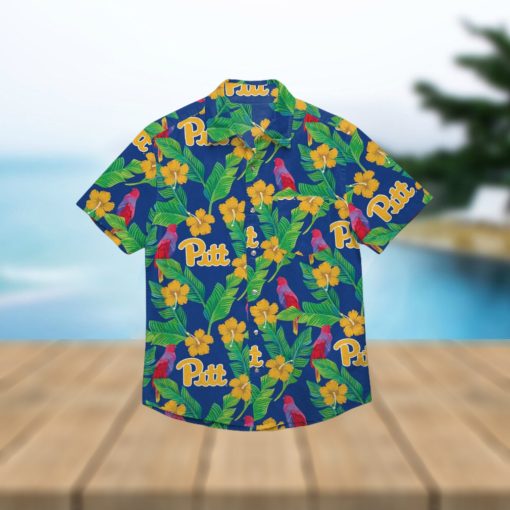 Pittsburgh Panthers Floral Hawaiian Shirt