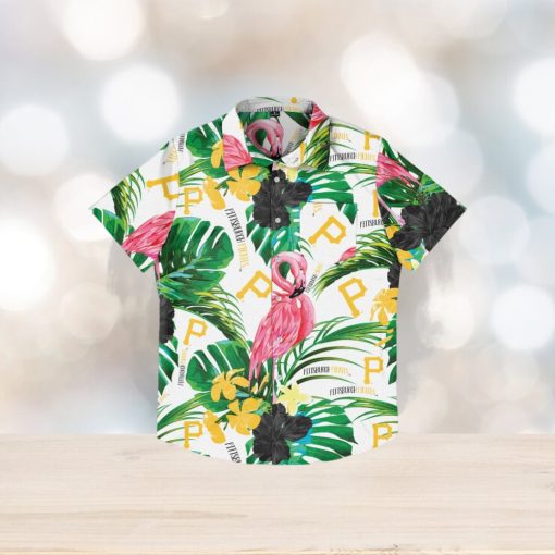 Pittsburgh Pirates Flamingo Hawaiian Shirt