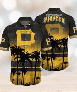 Pittsburgh Pirates MLB Logo Coconut Tropical Hawaiian Shirt Beach Gift For Fans