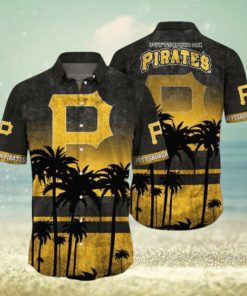 Pittsburgh Pirates MLB Logo Coconut Tropical Hawaiian Shirt Beach Gift For Fans