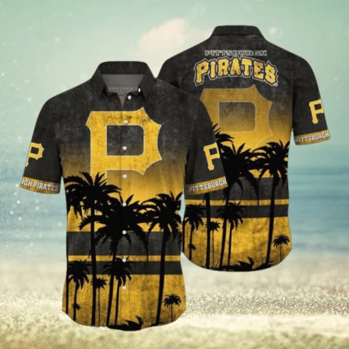 Pittsburgh Pirates MLB Logo Coconut Tropical Hawaiian Shirt Beach Gift For Fans