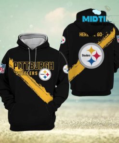 Pittsburgh Steelers 2023 All Over Printed Black Yellow Hoodie