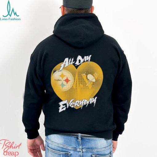 Pittsburgh Steelers And Pittsburgh Penguins All Day Everyday 2024 Shirt