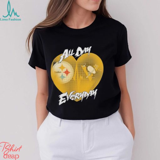 Pittsburgh Steelers And Pittsburgh Penguins All Day Everyday 2024 Shirt