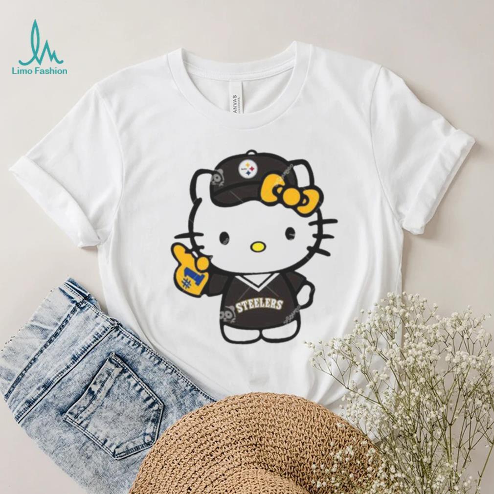 Pittsburgh Steelers Baseball Number 1 Hello Kitty shirt Pittsburgh Steelers Baseball Number 1 Hello Kitty shirt