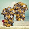 Hawaiian Shirt Short Sleeve Atlanta Falcons Tropical Button Up