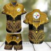 Pittsburgh Steelers NFL SAS Tropical Pattern Beach Hawaiian Shirt And Short For Best Fans New Trends For This Summer Beach