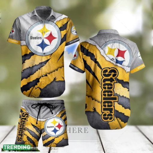 Pittsburgh Steelers NFL SAS Hawaiian Shirt And Short For Best Fans Gift New Trending Beach Holiday