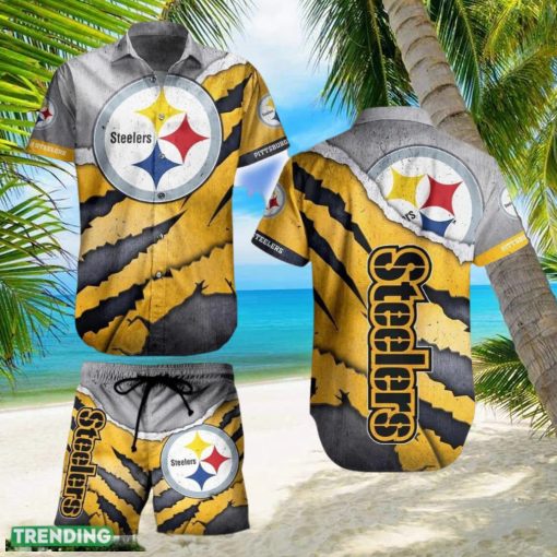 Pittsburgh Steelers NFL SAS Hawaiian Shirt And Short For Best Fans Gift New Trending Beach Holiday