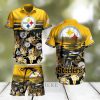 Pittsburgh Steelers Football NFL Polynesian Pattern Hawaiian Shirt And Short For Best Fans Gift New Trending Beach Holiday