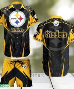 Pittsburgh Steelers NFL Vibrant Hawaiian Shirt And Short For Best Fans New Trends For This Summer Beach