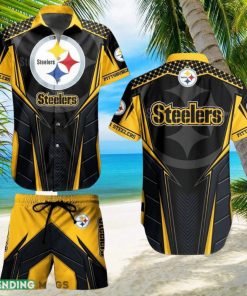 Pittsburgh Steelers NFL Vibrant Hawaiian Shirt And Short For Best Fans New Trends For This Summer Beach