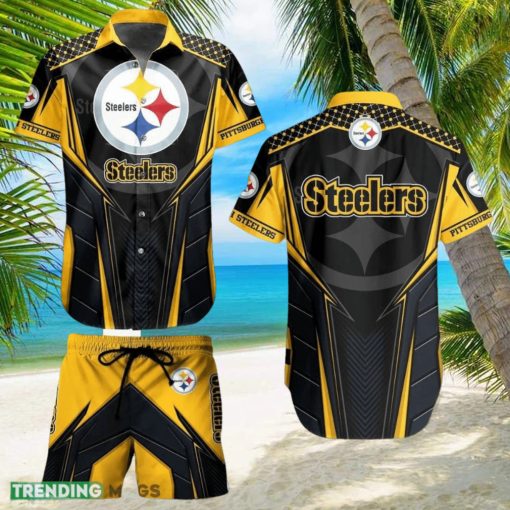 Pittsburgh Steelers NFL Vibrant Hawaiian Shirt And Short For Best Fans New Trends For This Summer Beach