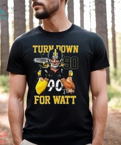 Pittsburgh Steelers TJ Watt 90 Player Football T Shirt
