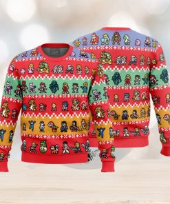 Pixel Smash Super Smash Bros Ugly Christmas Sweater