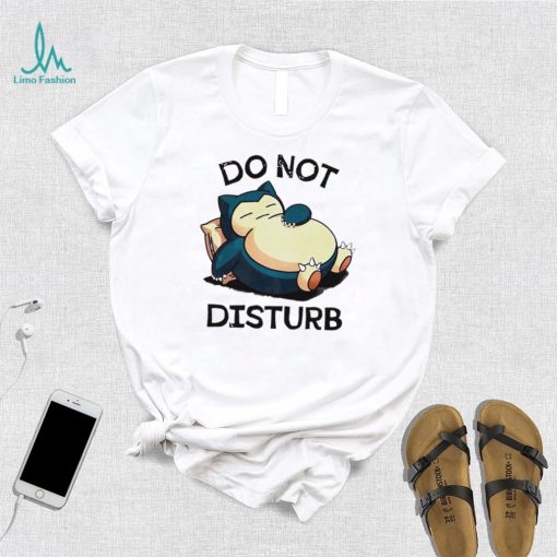 Pokemon Snorlax do not disturb funny shirt