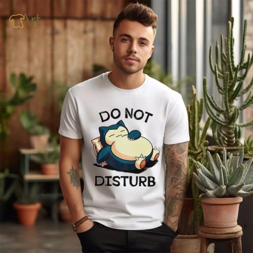 Pokemon Snorlax do not disturb funny shirt