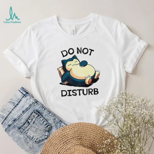 Pokemon Snorlax do not disturb funny shirt