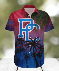 Presbyterian Blue Hose Hawaiian Shirt Summer Gift Coconut Tree Tropical Grunge Pattern For NCAA Fans