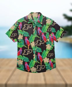 Purdue Boilermakers Floral Hawaiian Shirt