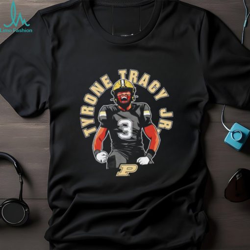 Purdue Boilermakers football Tyrone Tracy Jr 3 cartoon shirt