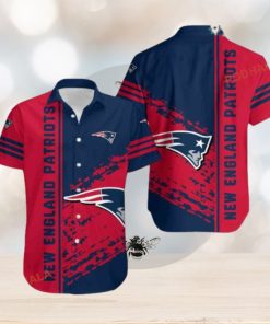 Quarter Style NFL Exclusive New England Patriots Hawaiian Shirt Design