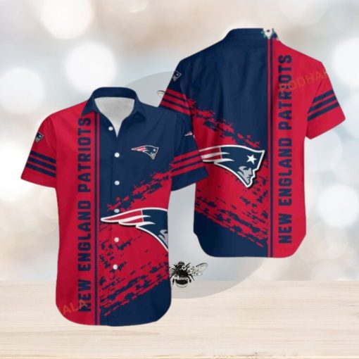 Quarter Style NFL Exclusive New England Patriots Hawaiian Shirt Design