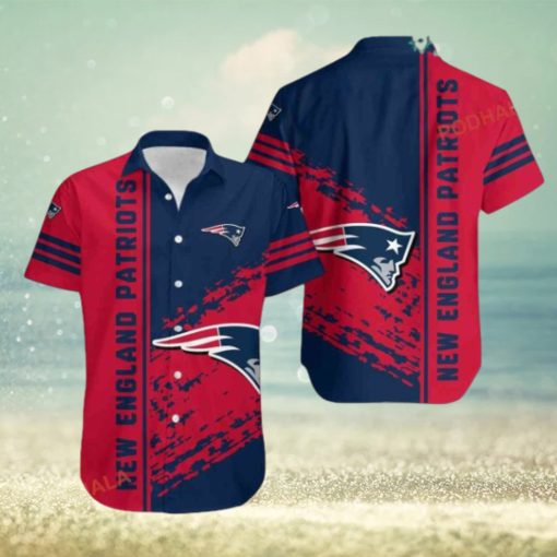 Quarter Style NFL Exclusive New England Patriots Hawaiian Shirt Design