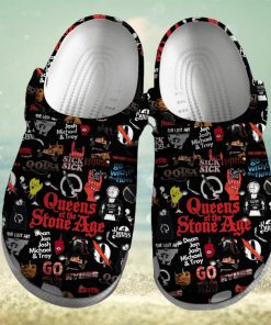 Queens of the Stone Age Music Crocs Crocband Clogs Shoes Comfortable For Men Women and Kids – Footwearelite Exclusive