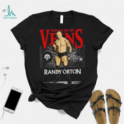 Randy Orton Venom In My Veins WHT Superstars WWE Shirt