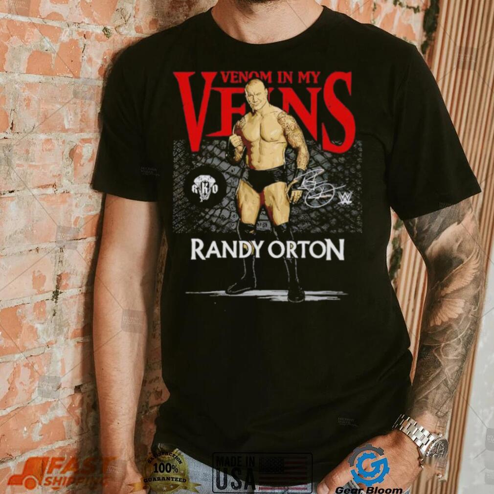 Randy Orton Venom In My Veins WHT Superstars WWE Shirt Randy Orton Venom In My Veins WHT Superstars WWE Shirt