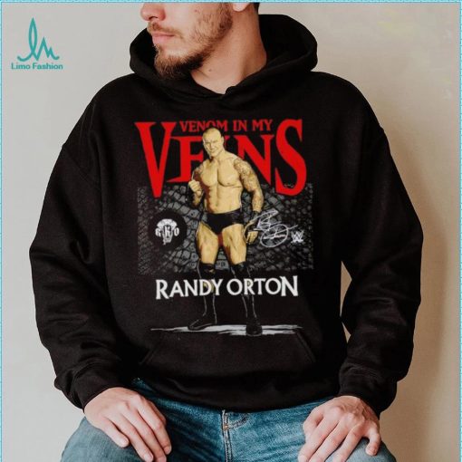 Randy Orton Venom In My Veins WHT Superstars WWE Shirt