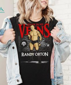 Randy Orton Venom In My Veins WHT Superstars WWE Shirt