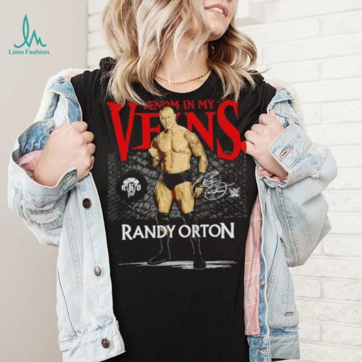 Randy Orton Venom In My Veins WHT Superstars WWE Shirt