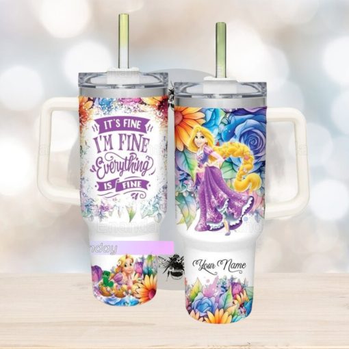 Rapunzel Tumbler 40oz, It’s Fine I’m Fine Tumbler