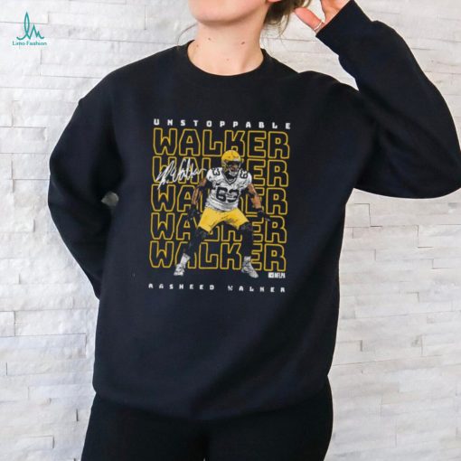 Rasheed Walker Green Bay Packers Unstoppable signature shirt