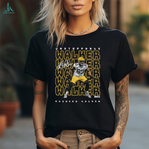 Rasheed Walker Green Bay Packers Unstoppable signature shirt