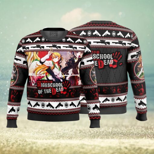 Rei Miyamoto Highschool Of The Dead Ugly Christmas Sweater