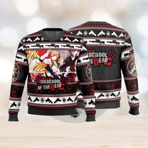 Rei Miyamoto Highschool Of The Dead Ugly Christmas Sweater