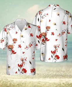 Retro wild flower pattern Hawaiian Shirt