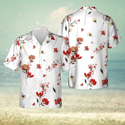 Retro wild flower pattern Hawaiian Shirt