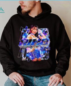 Riho professional wrestling portrait iridescence shirt